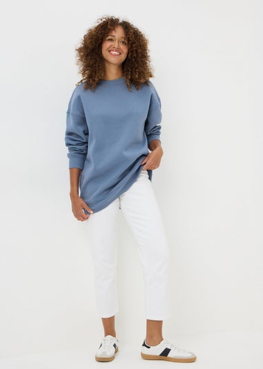 Blue Longline Sweatshirt