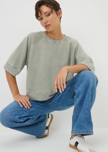 Sage Acid Wash T-Shirt