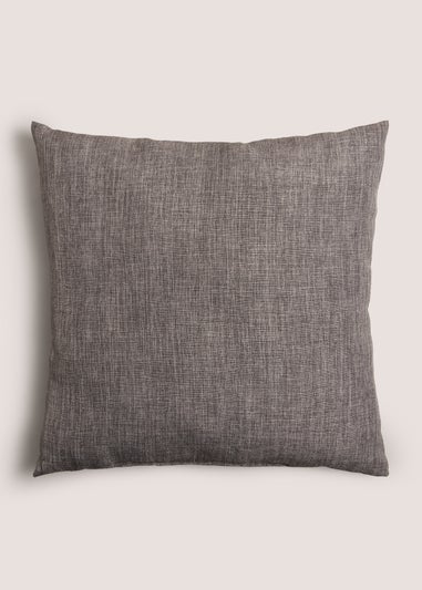 Charcoal Linen Look Cushion