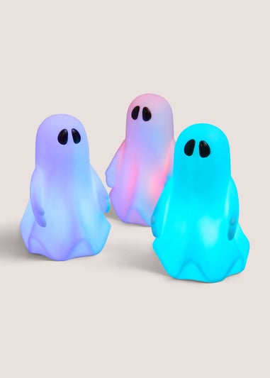 3 Pack Ghost Halloween LED Lights