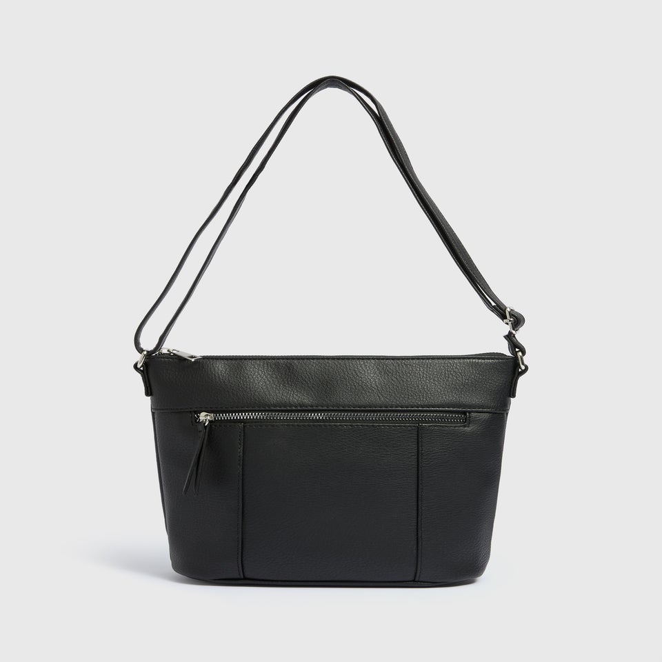 Women's Black Messenger Bag