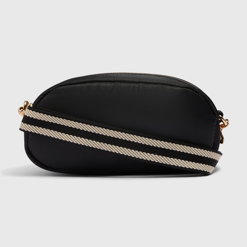 Black Nylon Camera Bag