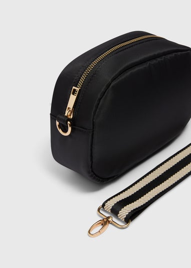 Black Nylon Camera Bag