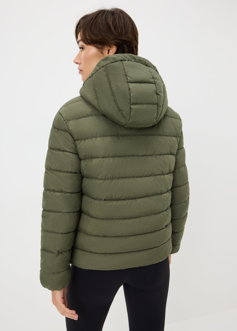 Souluxe Khaki Padded Showerproof Coat