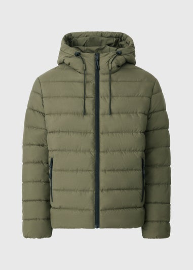 Souluxe Khaki Padded Showerproof Coat