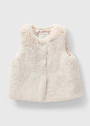 Girls Faux Fur Gilet (1-7yrs)