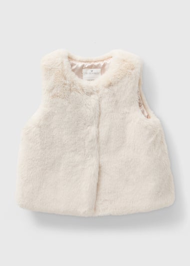 Girls Faux Fur Gilet (1-7yrs)