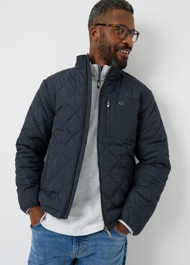 Lincoln Navy Quilted Coat