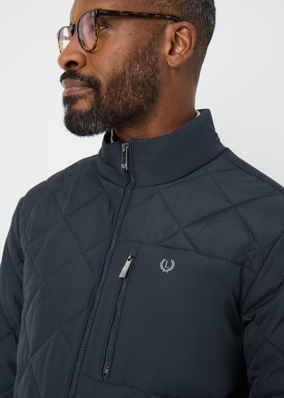 Lincoln Navy Quilted Coat