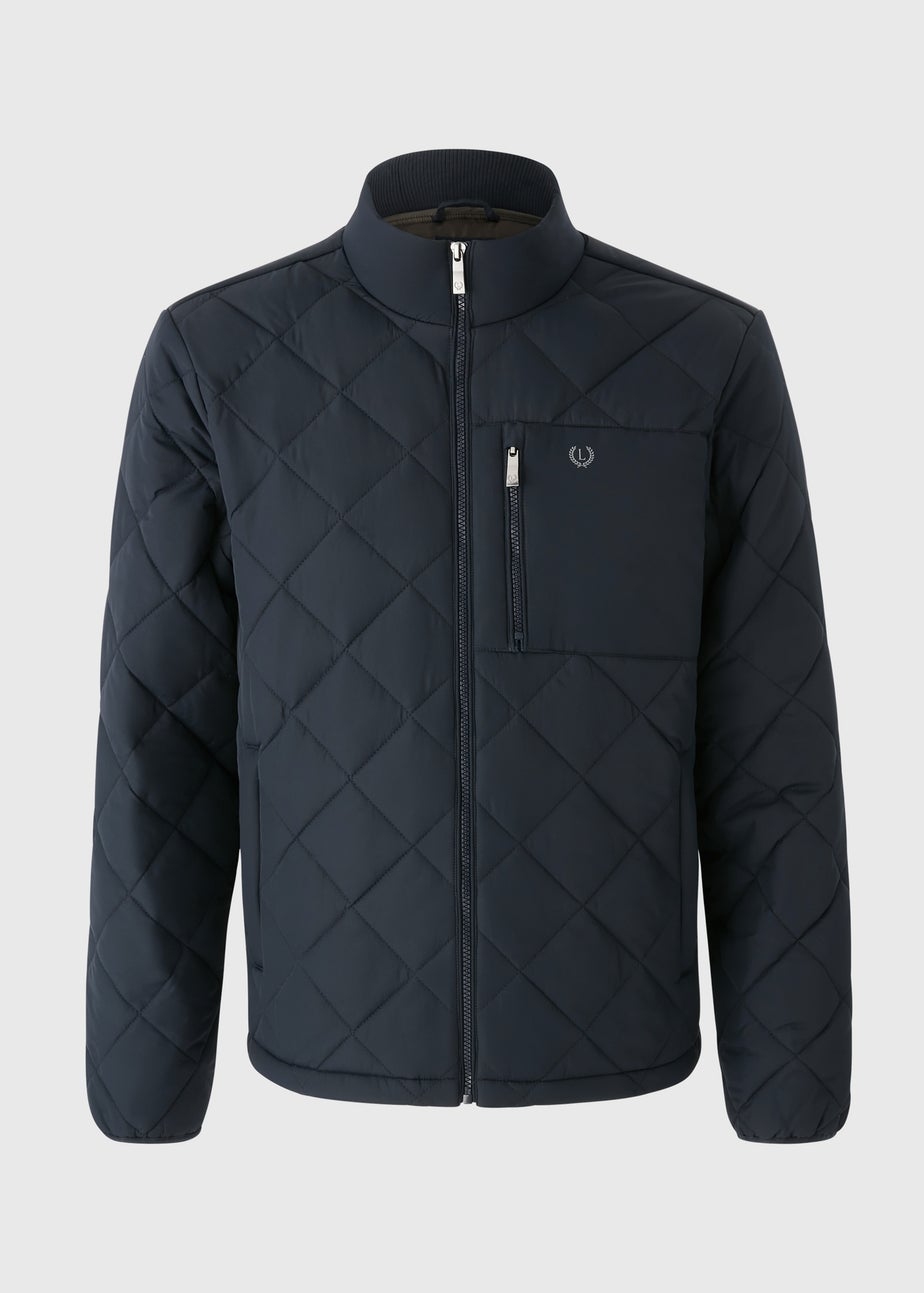 Lincoln Navy Quilted Coat