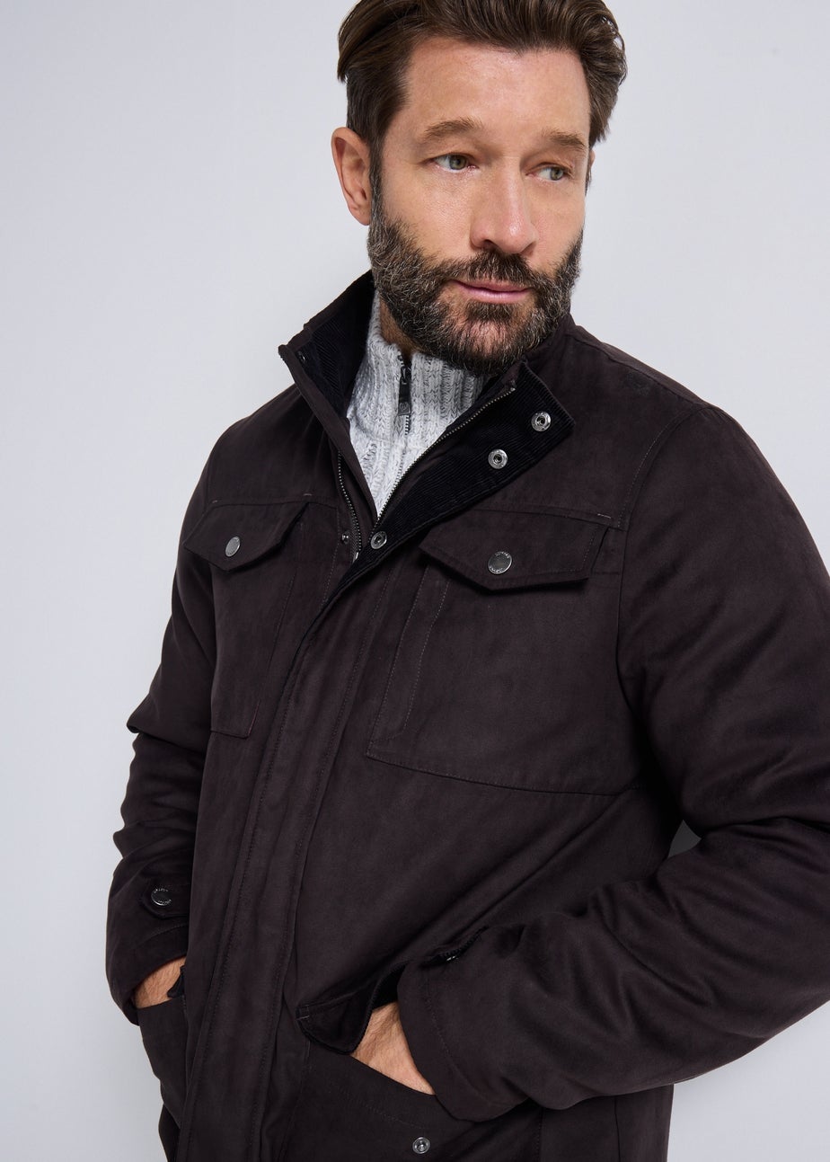 Lincoln Brown Suede Coat