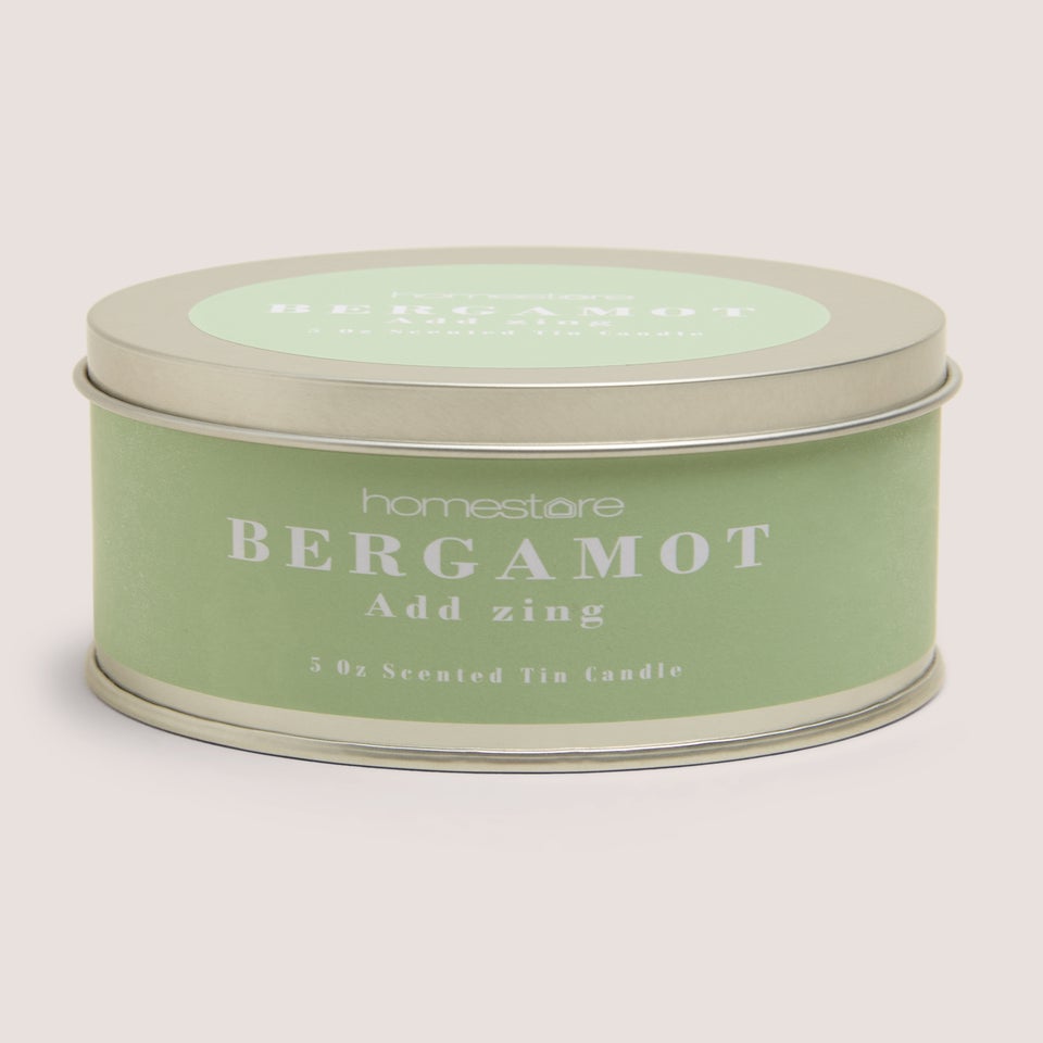 Bergamot Tin Candle