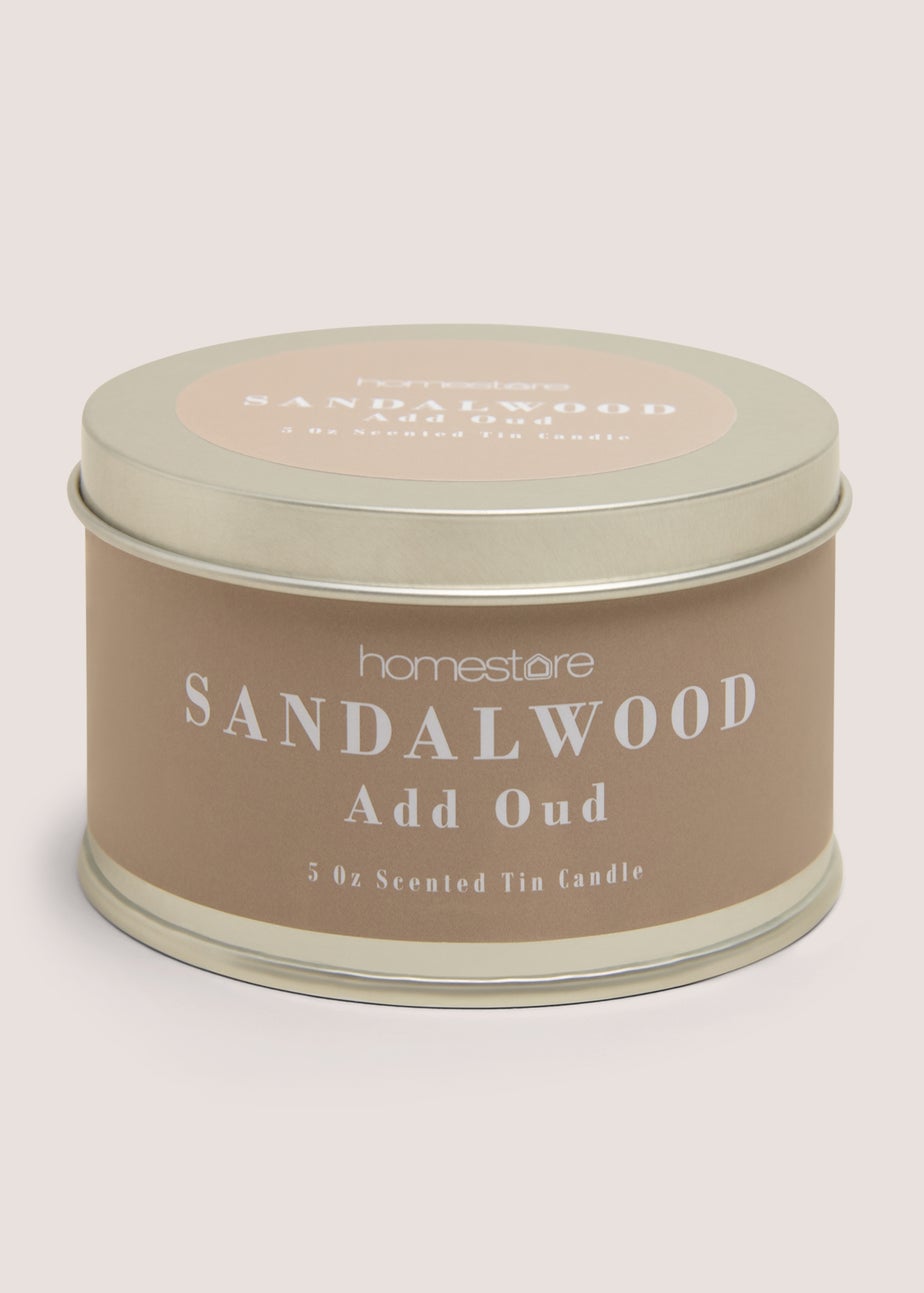 Sandalwood Tin Candle