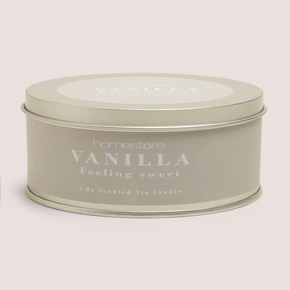 Vanilla Tin Candle