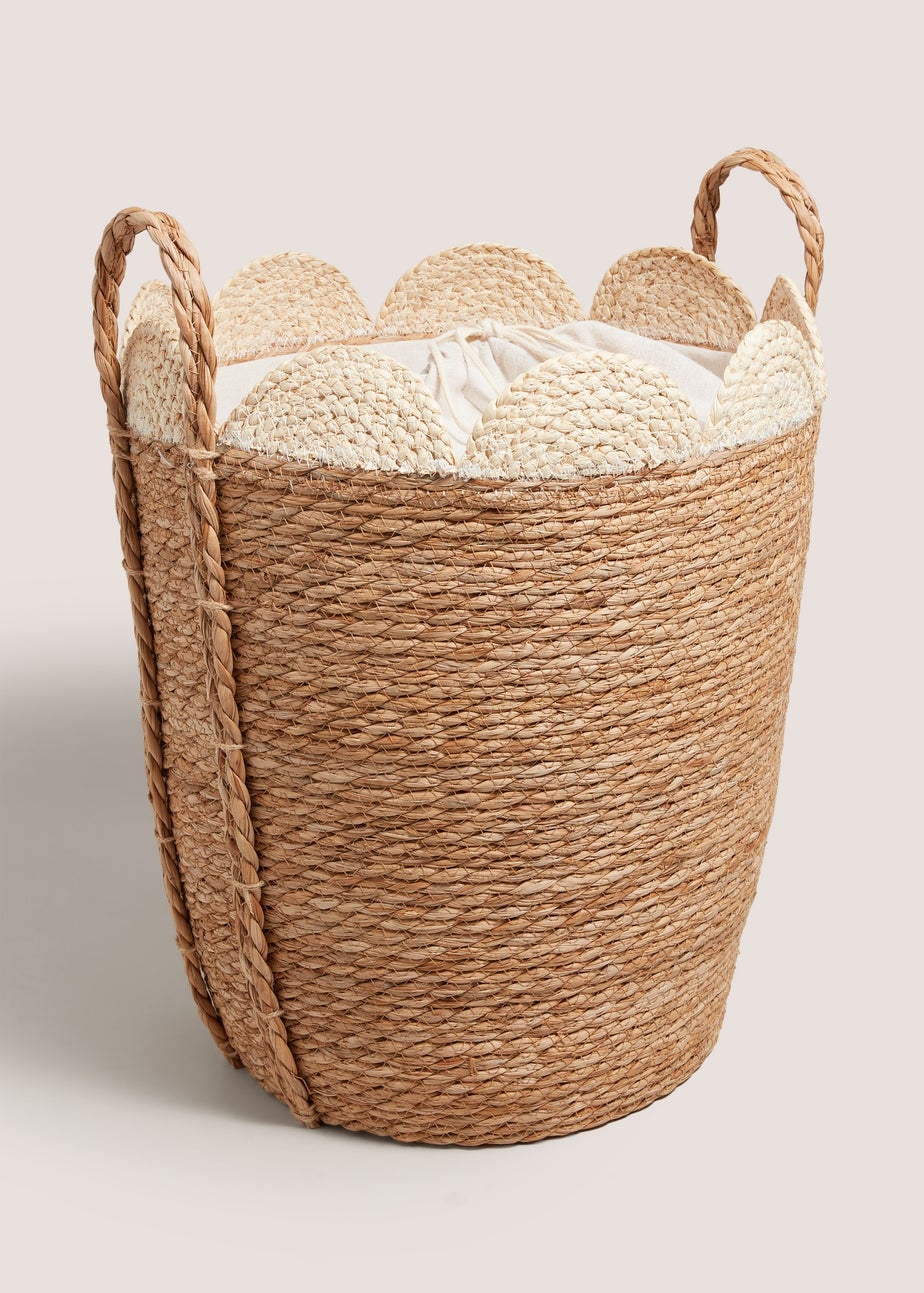 Cabana Scallop Laundry Basket