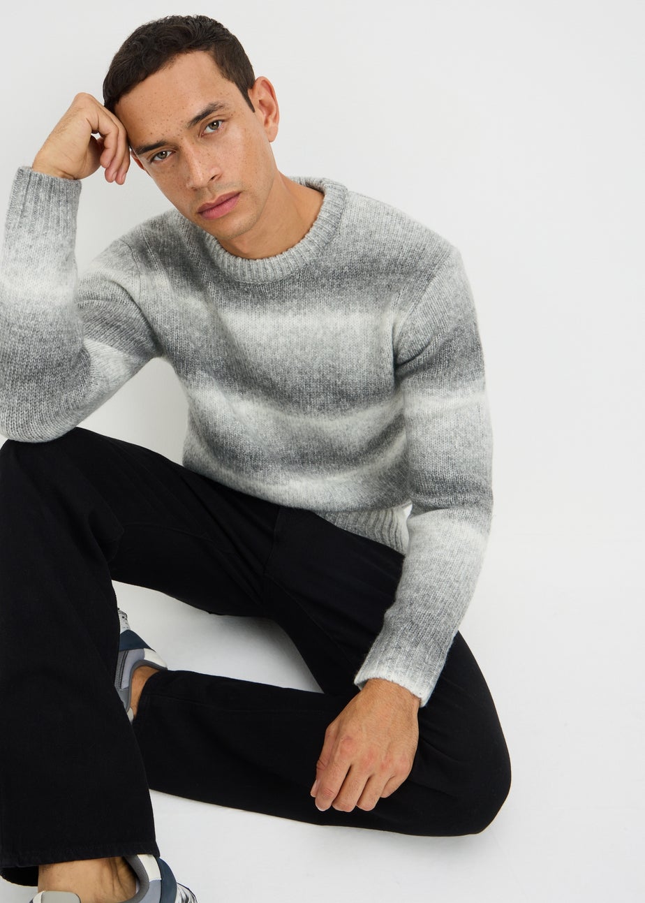 Grey Gradient Design Jumper
