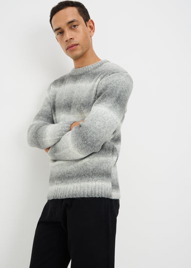 Grey Gradient Design Jumper