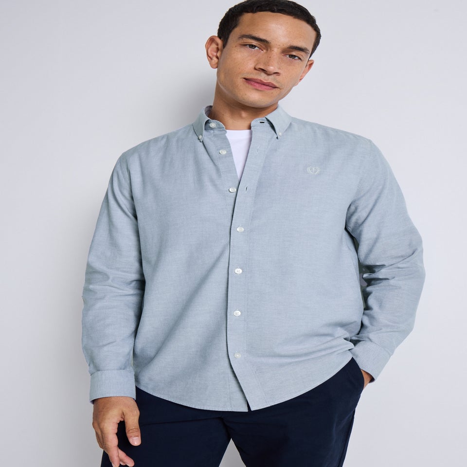 Blue Oxford Chambray Shirt
