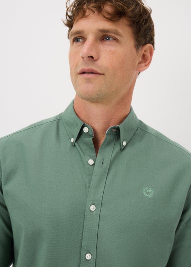 Green Oxford Plain Shirt