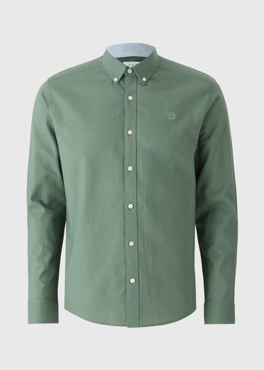 Green Oxford Plain Shirt