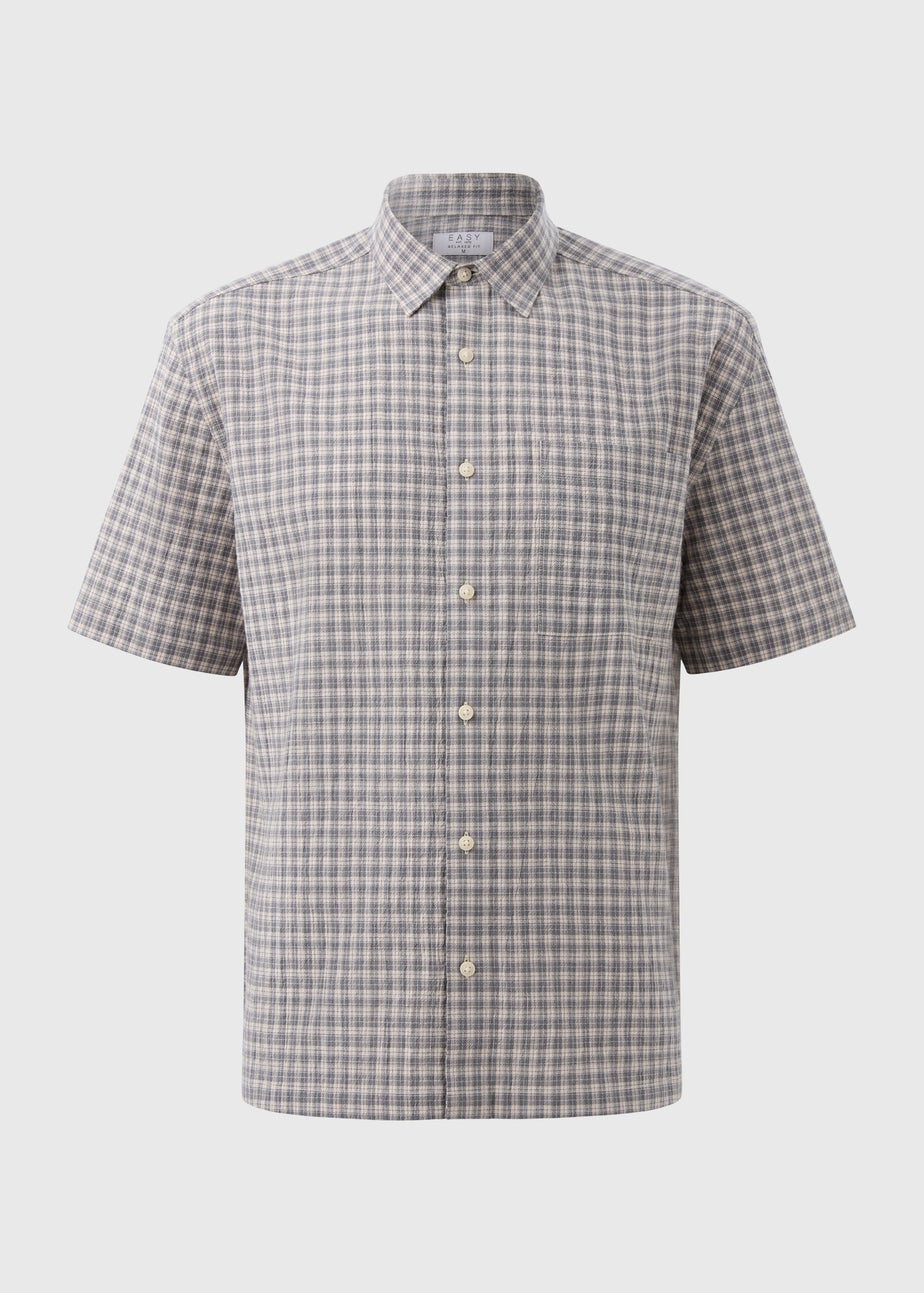 Charcoal Mini Check Shirt