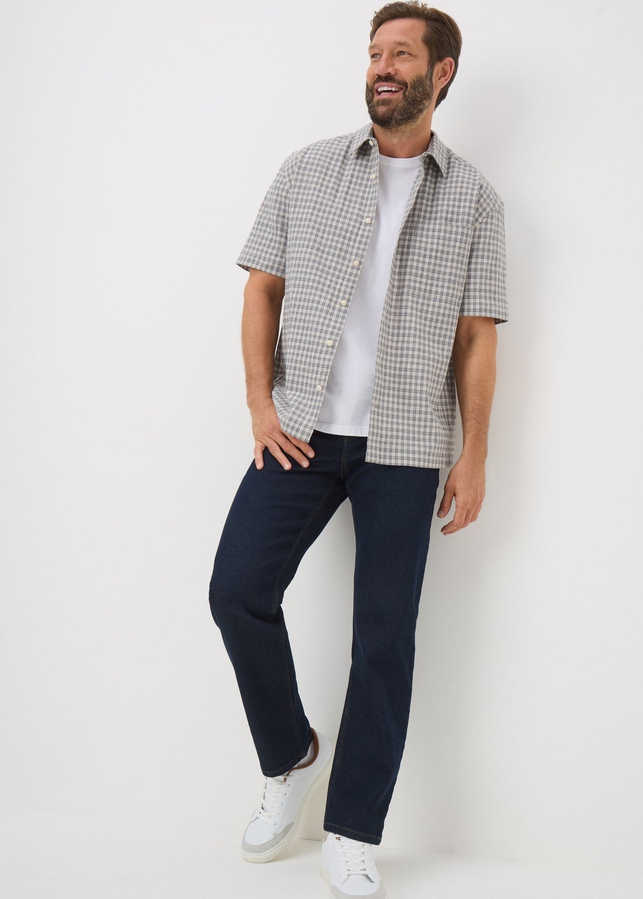 Charcoal Mini Check Shirt