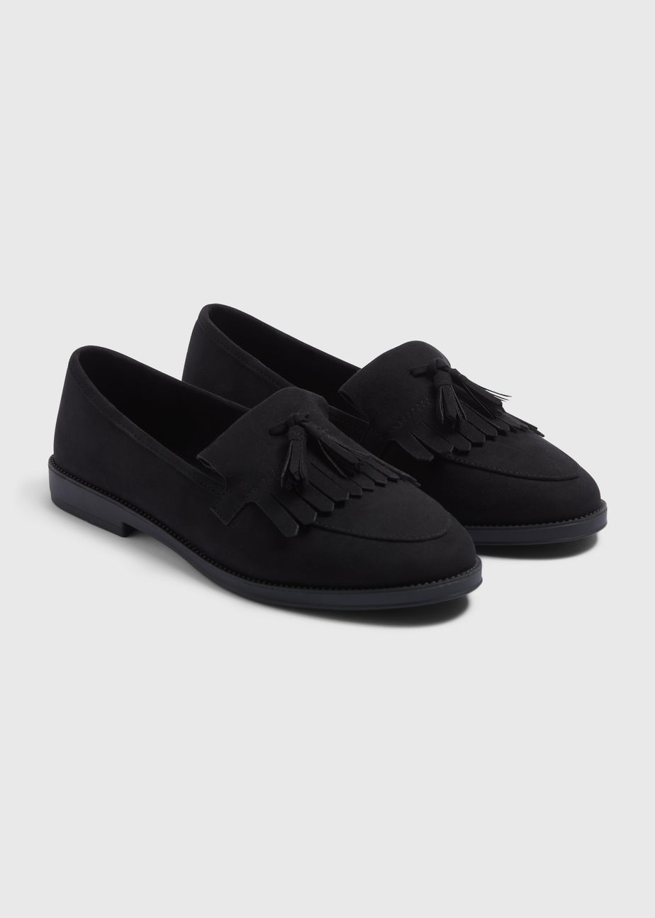 Black Tassel Loafer