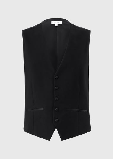 Taylor & Wright Black Tailored Dinner Waistcoat