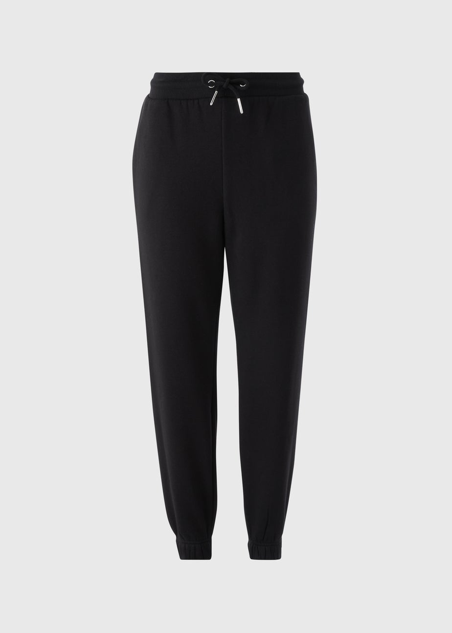 Black Tapered Jogging Bottoms