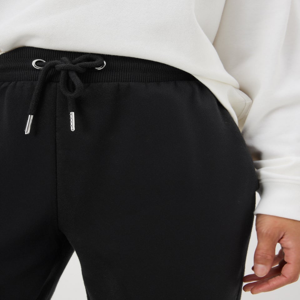 Black Tapered Jogging Bottoms