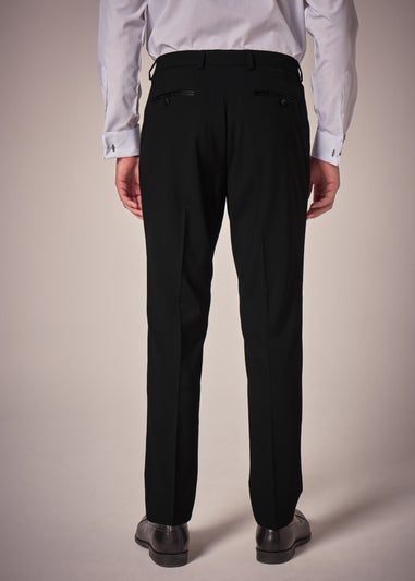 Taylor & Wright Black Tailored Dinner Trousers