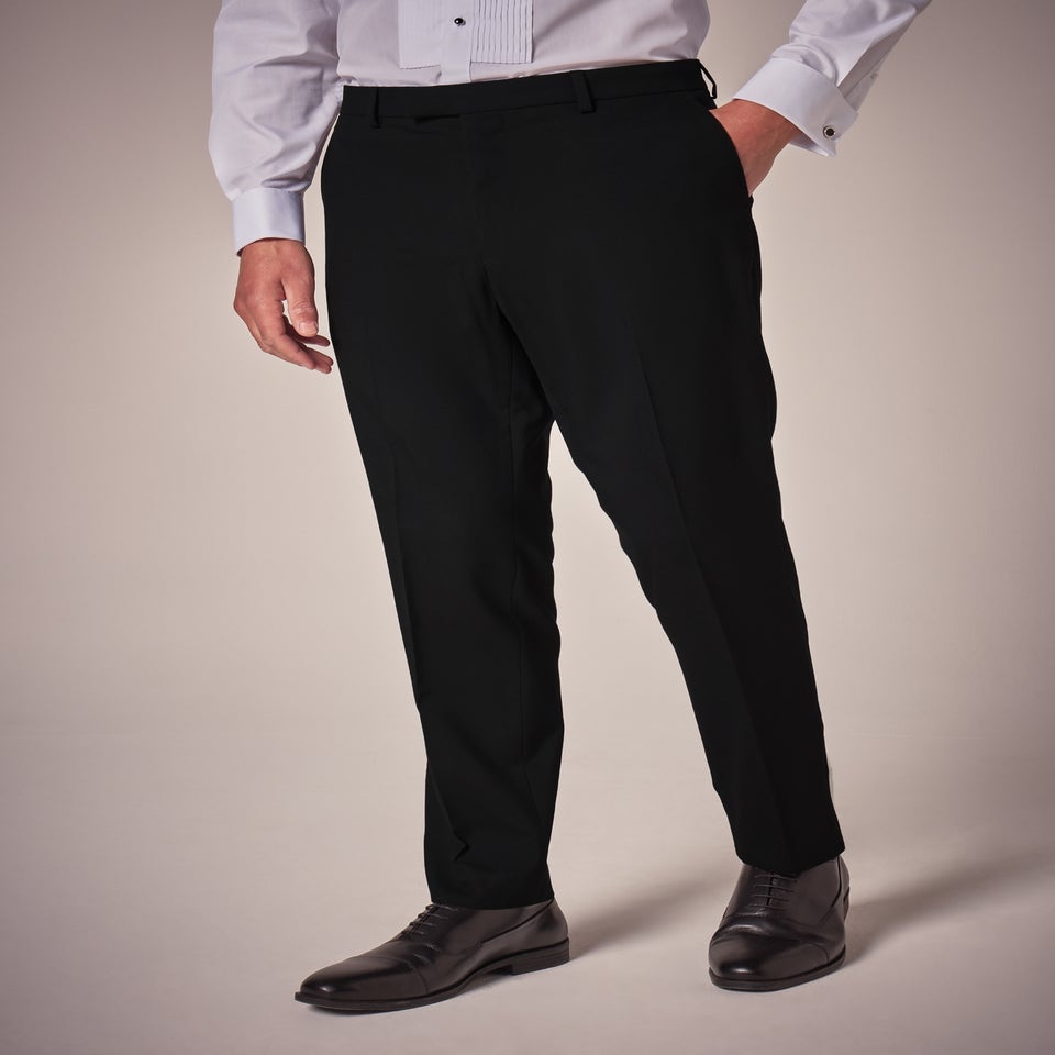 Taylor & Wright Black Tailored Dinner Trousers