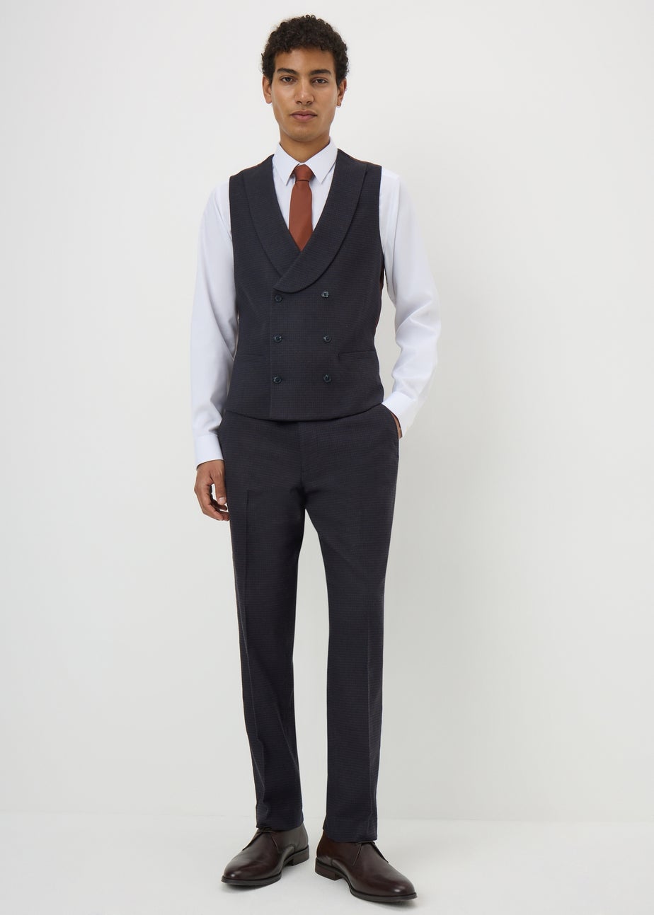 Taylor & Wright Bruno Navy Tailored Trousers