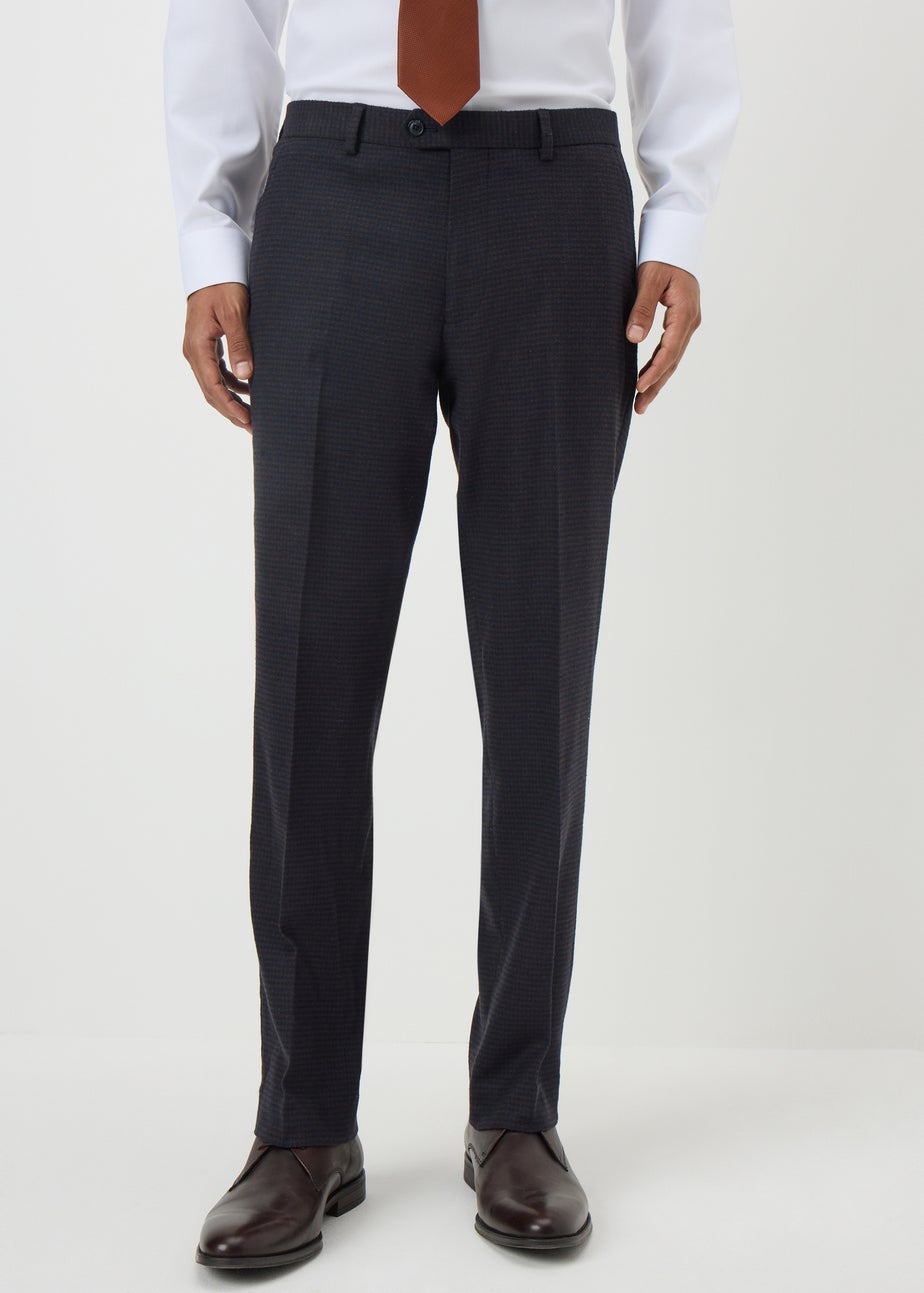 Taylor & Wright Bruno Navy Tailored Trousers