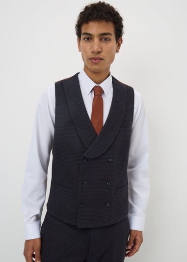 Taylor & Wright Bruno Navy Waistcoat