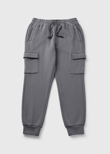 Grey Slim Cuff Joggers