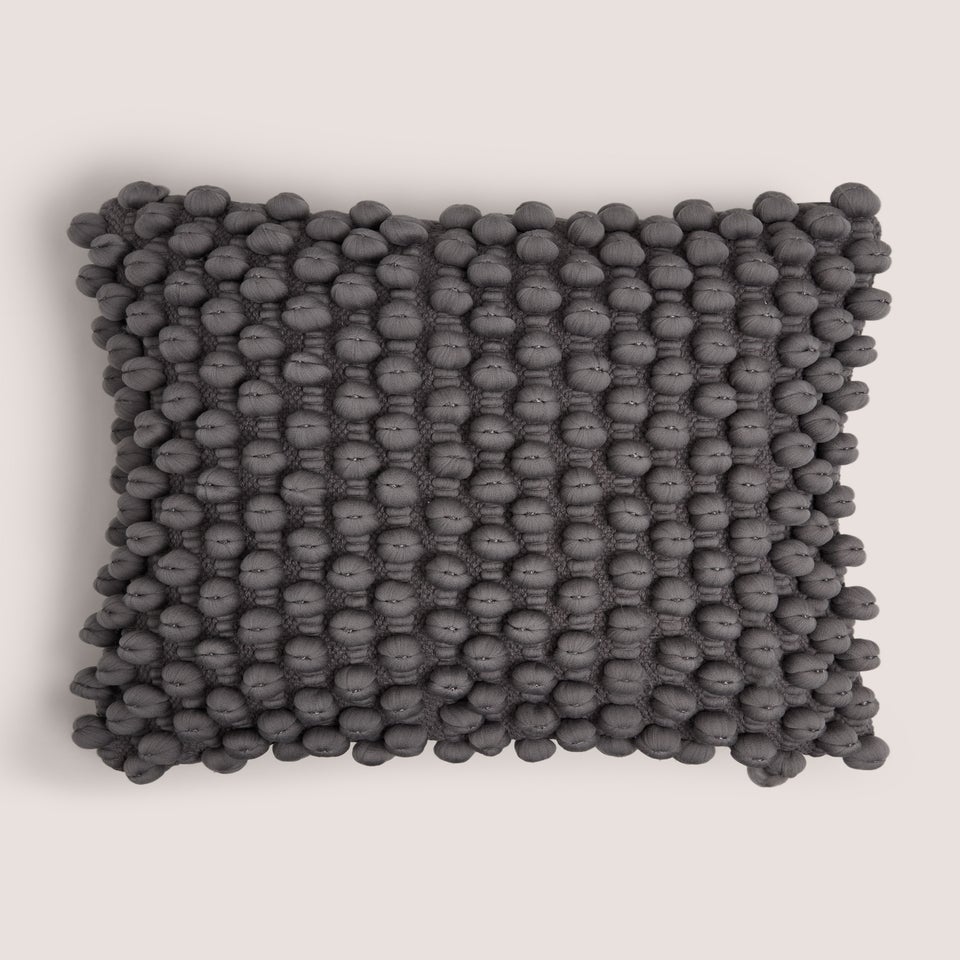 Grey Bobble Cushion