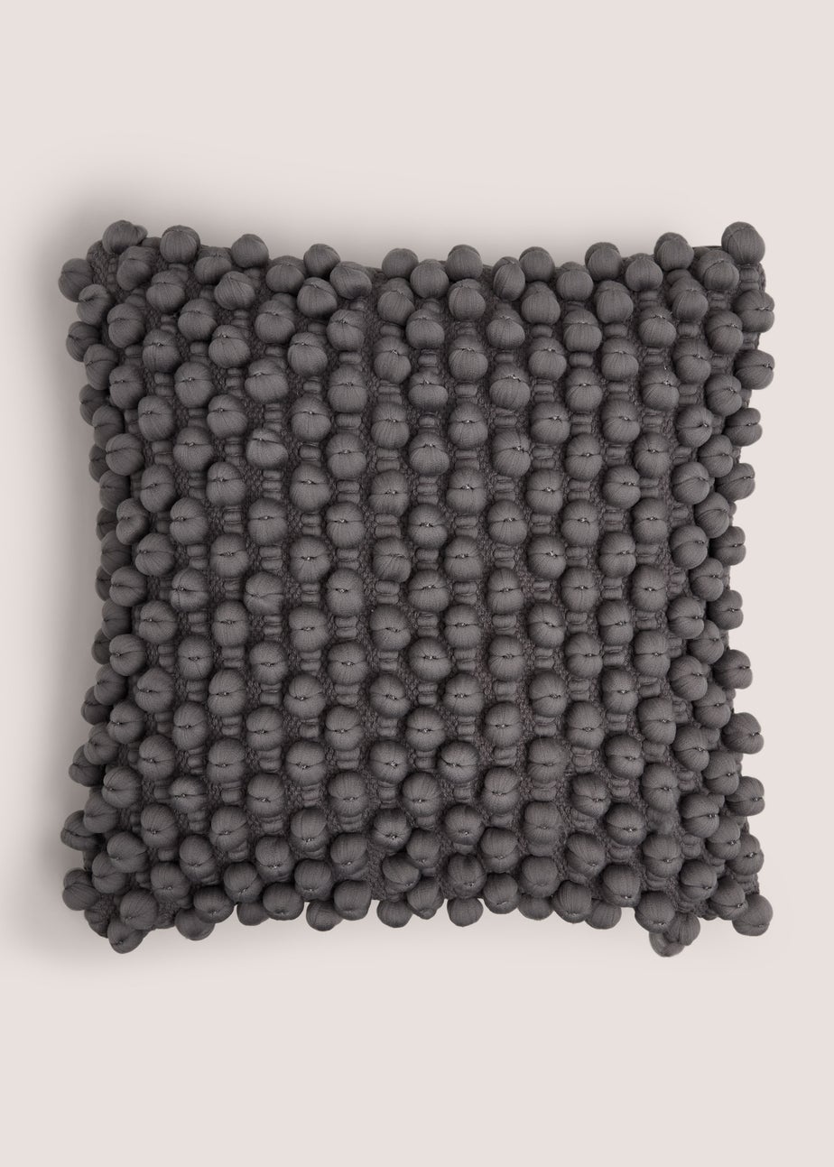 Grey Bobble Cushion