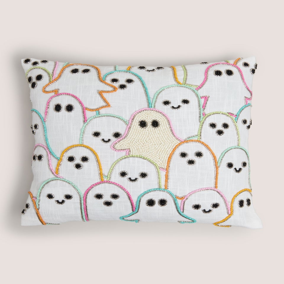 Embellished Ghost Cushion