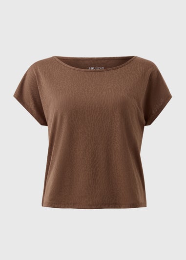 Souluxe Brown 2 In 1 T-Shirt