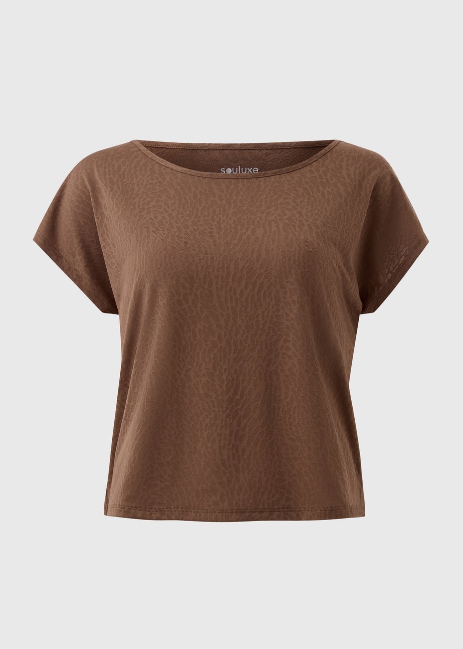 Souluxe Brown 2 In 1 T-Shirt