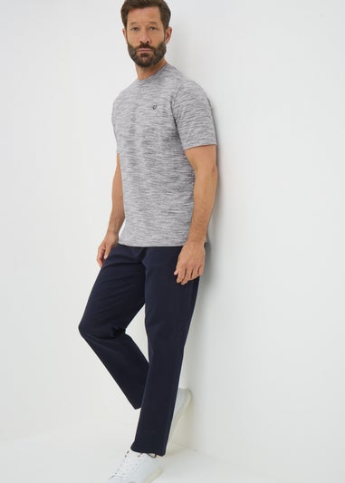 Lincoln Grey Space Dye T-Shirt