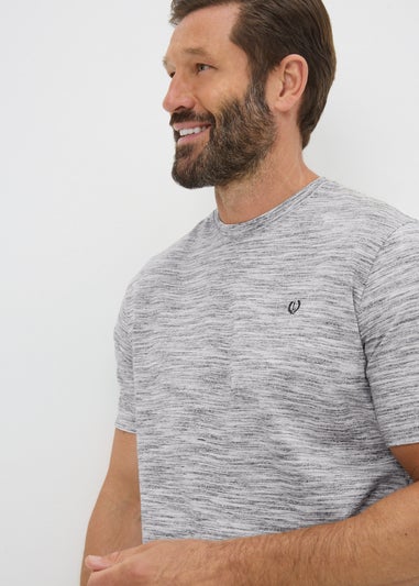 Lincoln Grey Space Dye T-Shirt