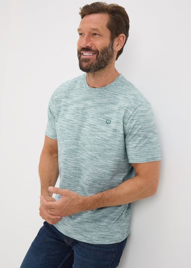 Lincoln Teal Space Dye T-Shirt