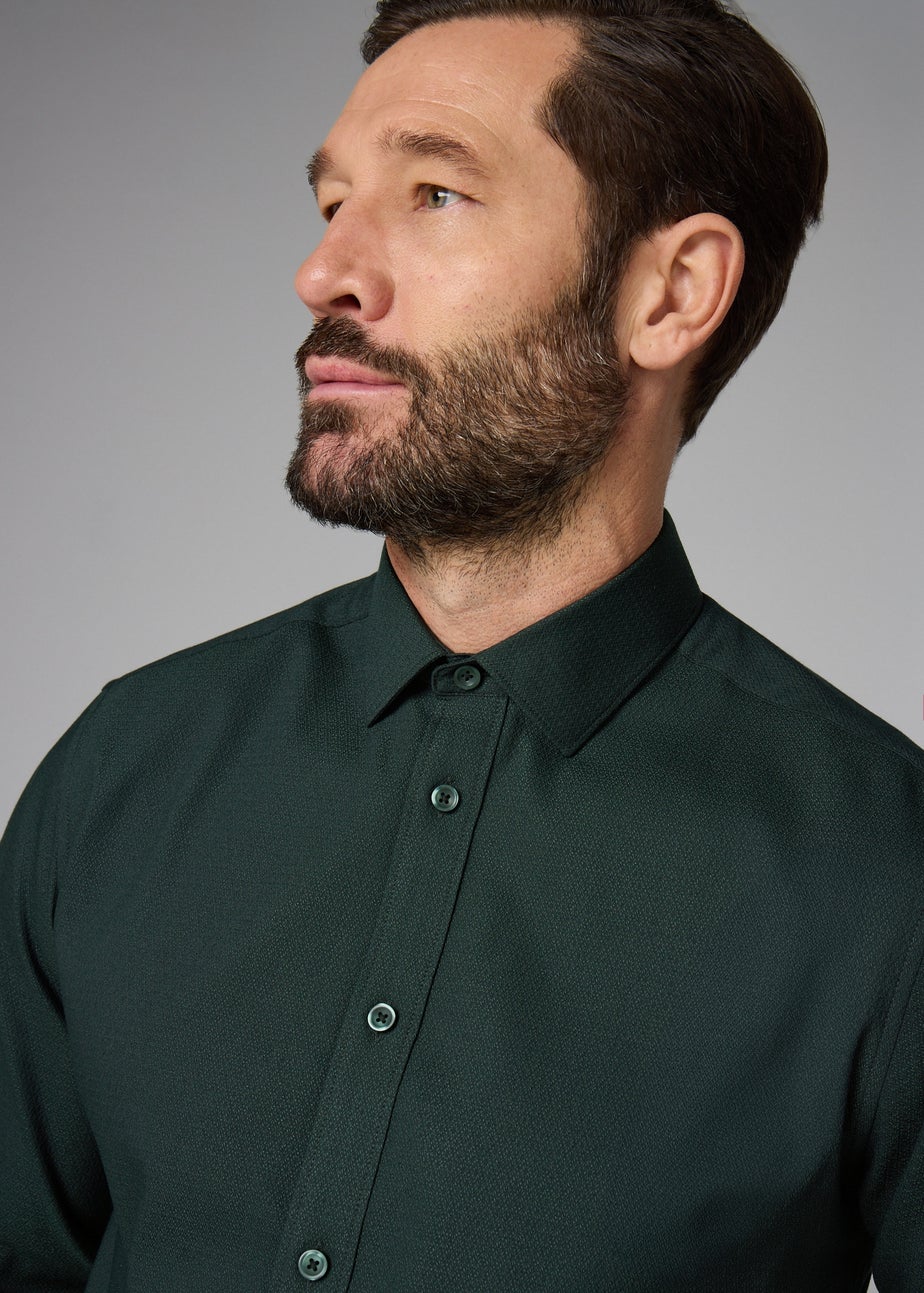 Taylor & Wright Green Textured Shirt