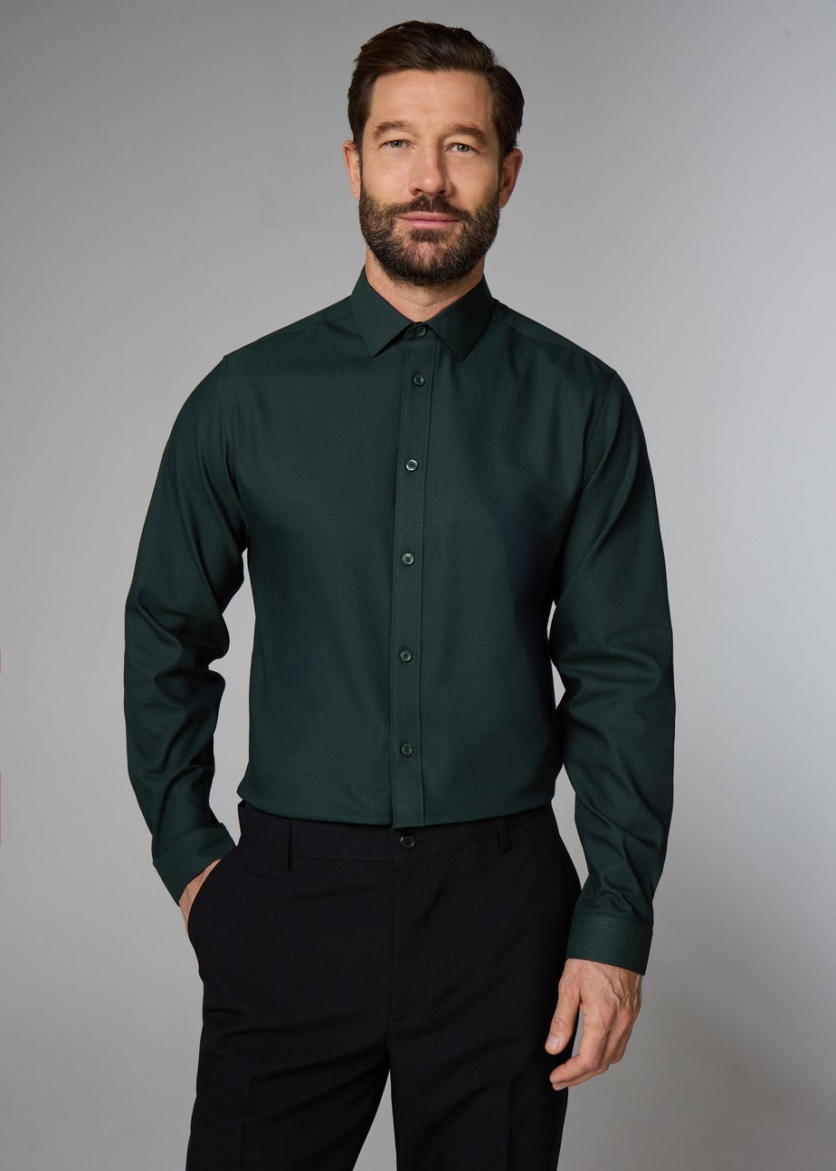 Taylor & Wright Green Textured Shirt