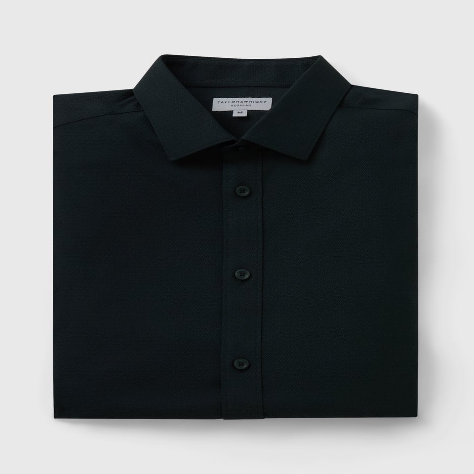 Taylor & Wright Green Textured Shirt