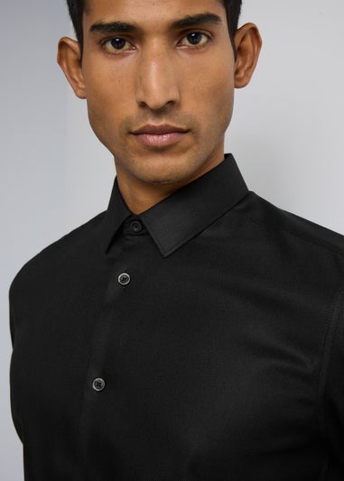 Taylor & Wright Black Slim Fit Shirt