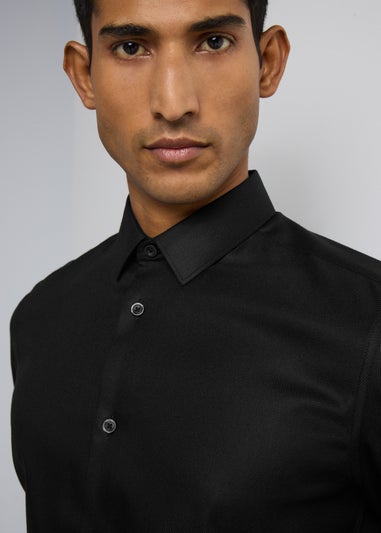 Taylor & Wright Black Slim Fit Shirt