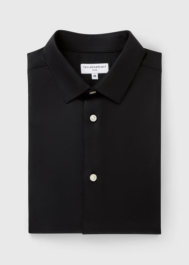 Taylor & Wright Black Slim Fit Shirt